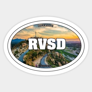 Riverside Travel Sticker Sticker